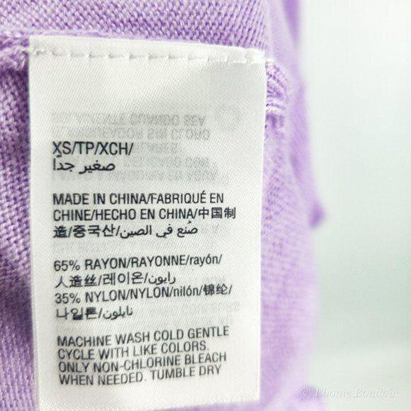 Maison Jules Long Open-Front Jersey Cardigan Lilac Moon XS - Picture 4 of 7